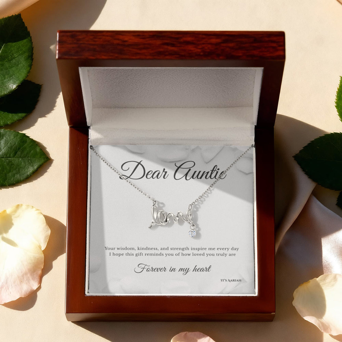 Aunt & Niece Necklace Gift