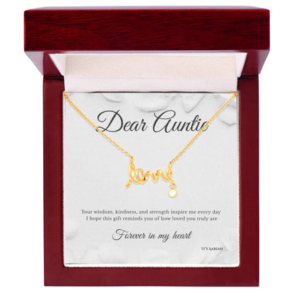 Aunt & Niece Necklace Gift