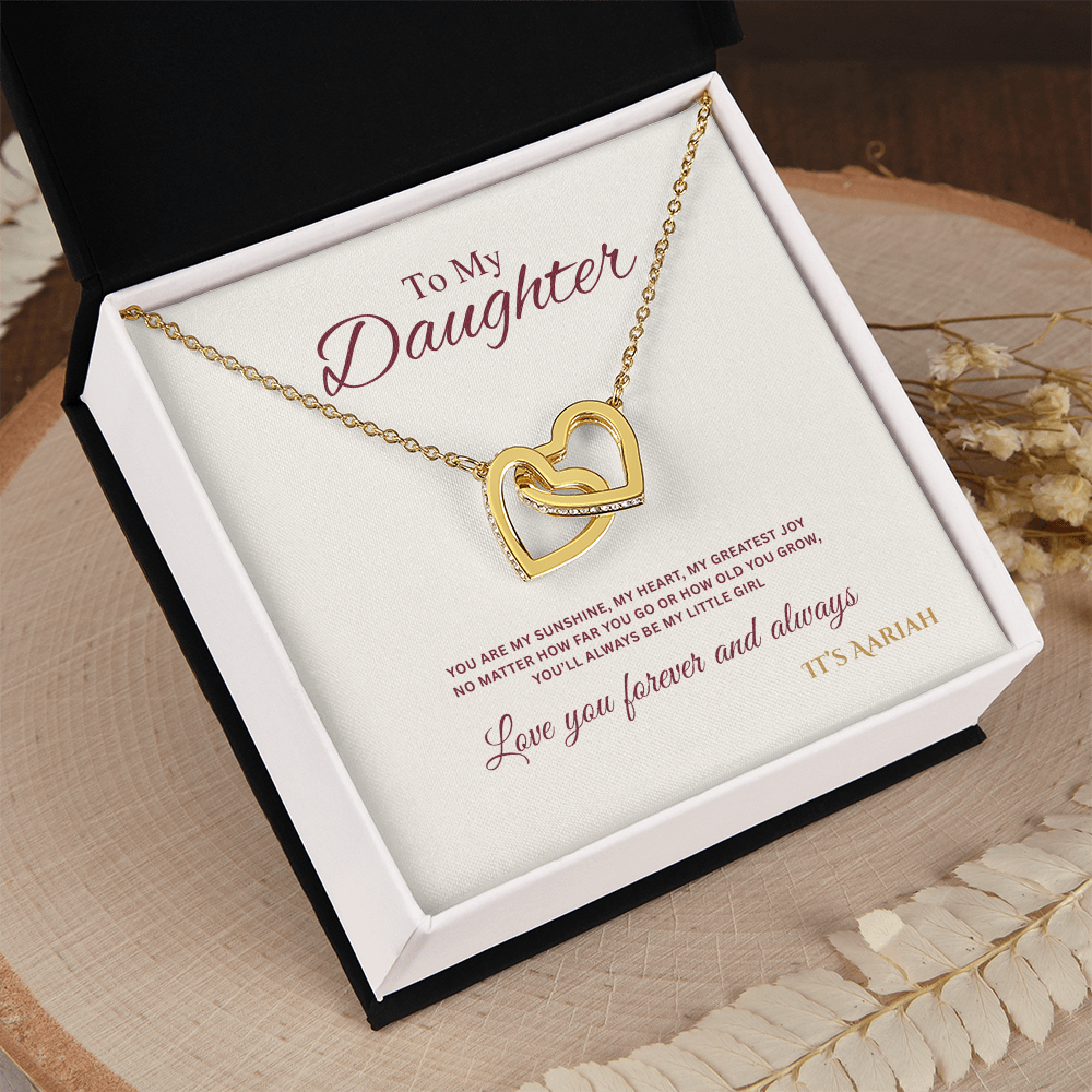 To My Daughter Necklace, Daughter Gift