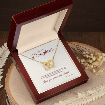 To My Daughter Necklace, Daughter Gift