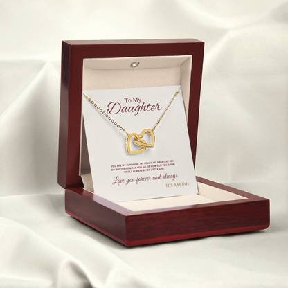 To My Daughter Necklace, Daughter Gift