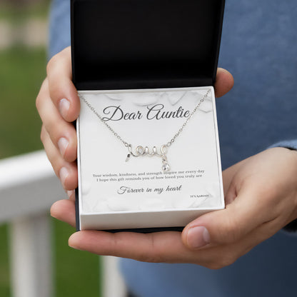 Aunt & Niece Necklace Gift