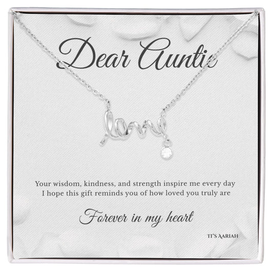 Aunt & Niece Necklace Gift
